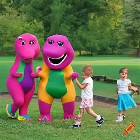 my party with barney part 1|barney and baby bop bj.